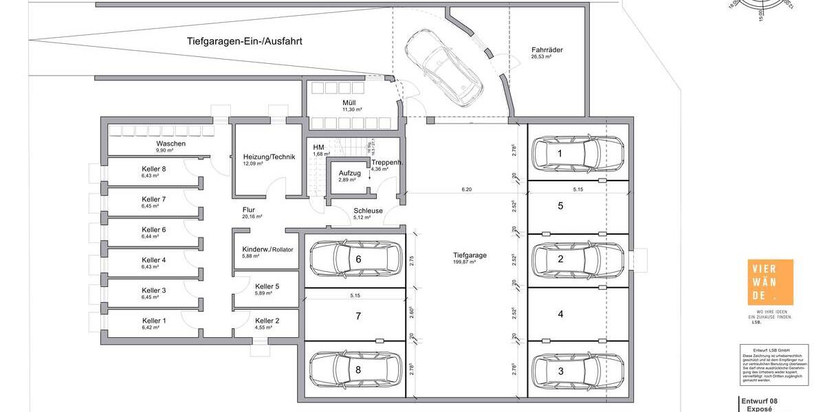 Terrassenwohnung Schemmerhofen - 3 Zimmer, 96 m&sup2;, 481.600&euro; | Angebot:25664912