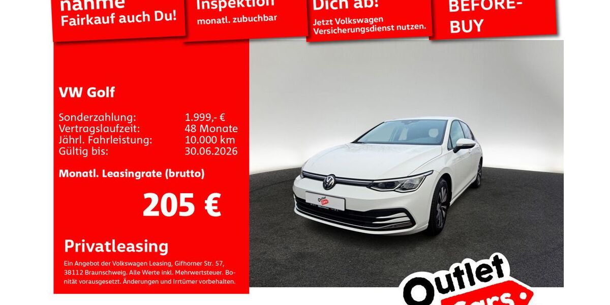 VW Golf 19.495 km 22.190 &euro; Senden 89250