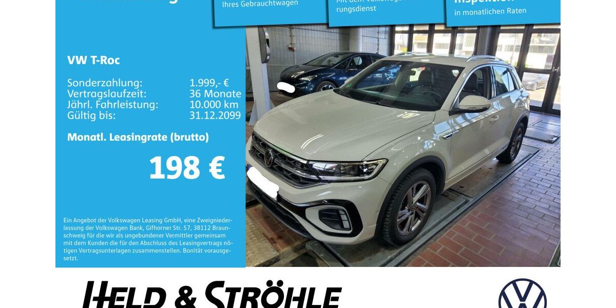 VW T-Roc 40.020 km 21.570 &euro; Neu-Ulm 89231
