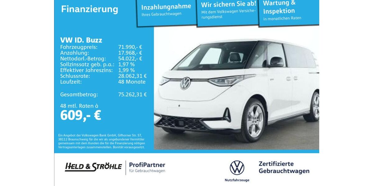 VW ID. Buzz 7.061 km 71.990 &euro; Ulm 89079
