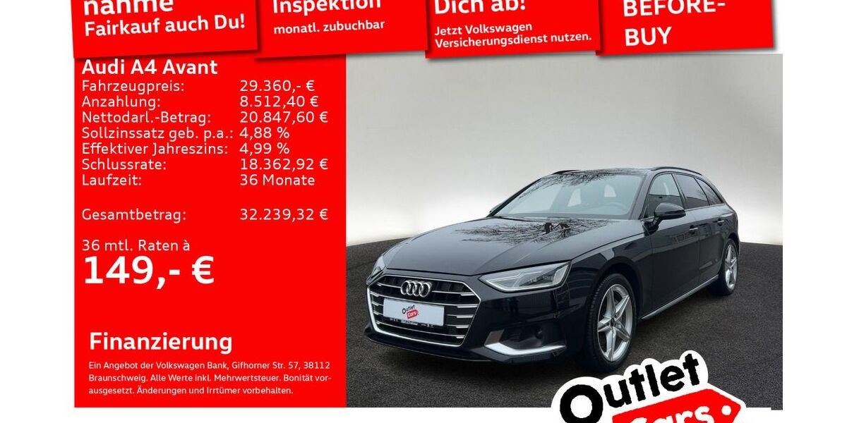 Audi A4 58.110 km 29.360 &euro; Senden 89250