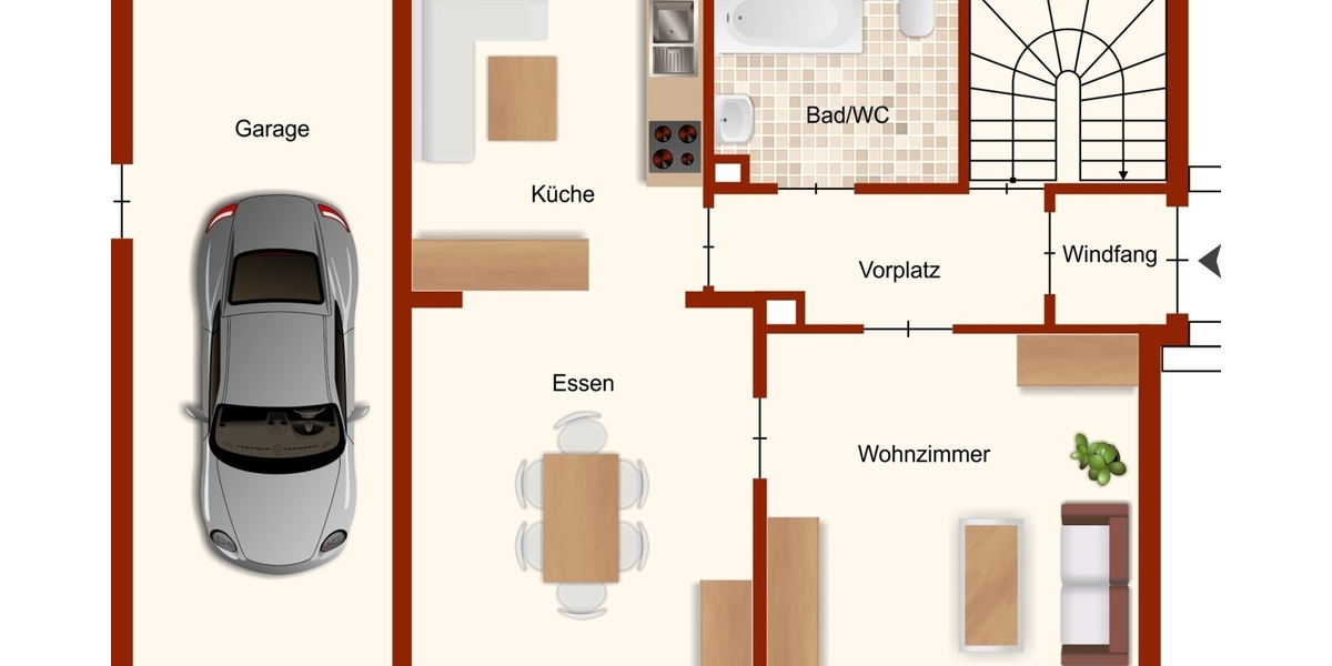 Pflegeleichtes Eigenheim mit Charme in NellingenAlb, ideal für Paare - Einfamilienhaus Nellingen Nellingen | Angebot:26148573