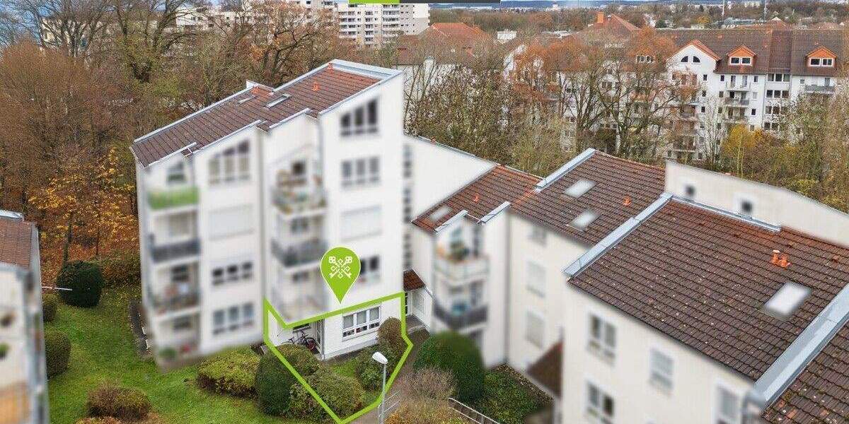 Etagenwohnung Ulm Oststadt - 2 Zimmer, 36 m&sup2;, 155.000&euro; | Angebot:25740428