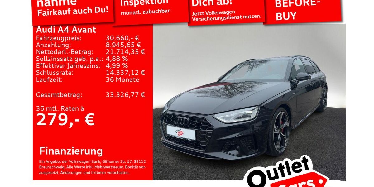 Audi A4 93.018 km 30.660 &euro; Senden 89250