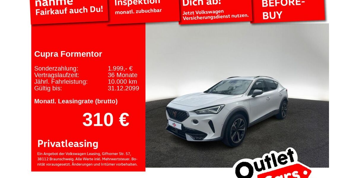 Cupra Formentor 18.204 km 24.920 &euro; Senden 89250
