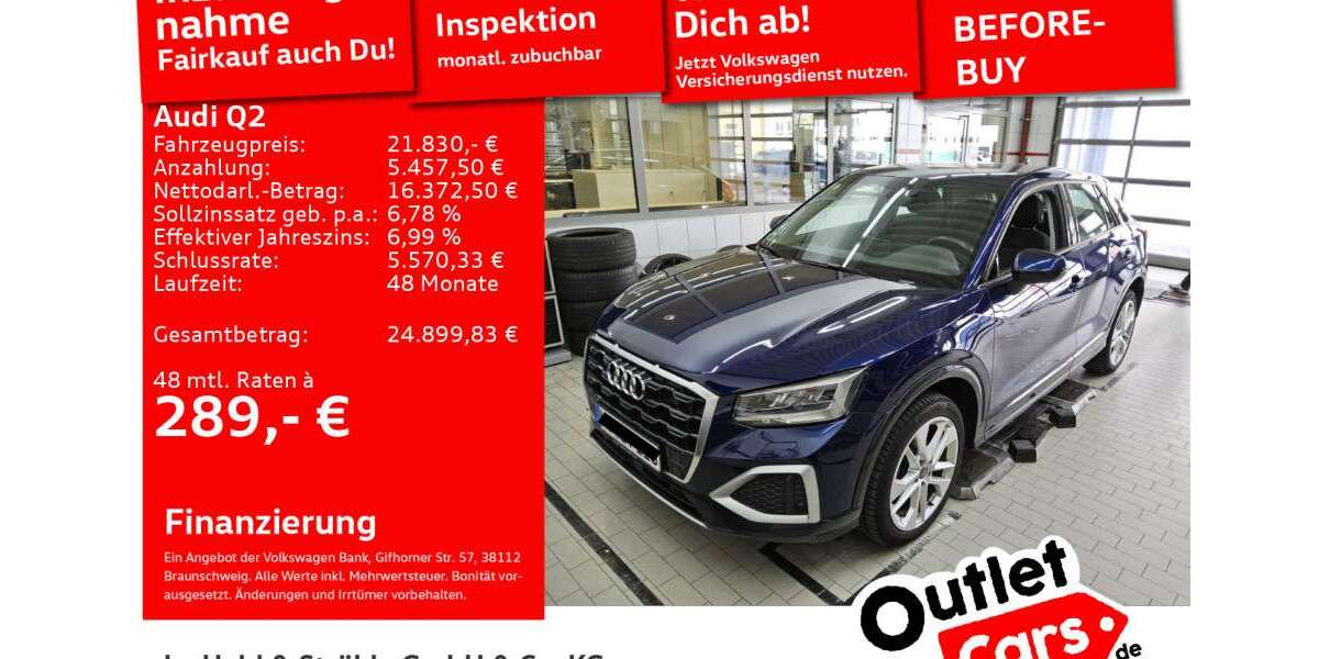 Audi Q2 43.836 km 21.830 &euro; Senden 89250