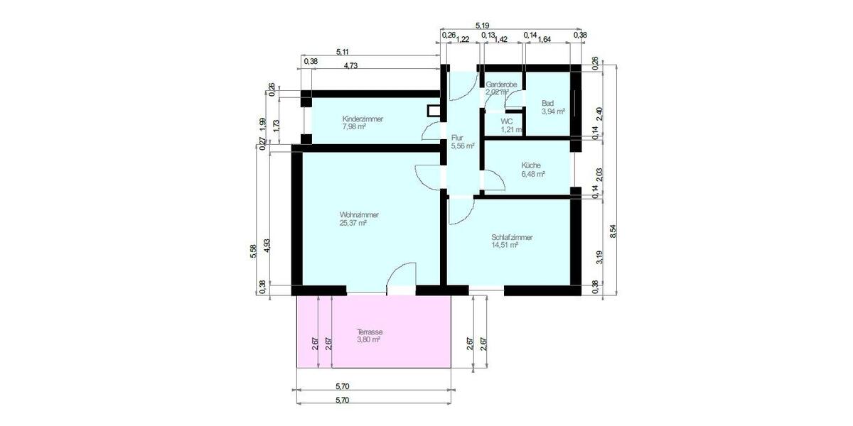 Etagenwohnung Ulm Obertalfingen - 3 Zimmer, 70 m&sup2;, 315.000&euro; | Angebot:27299343