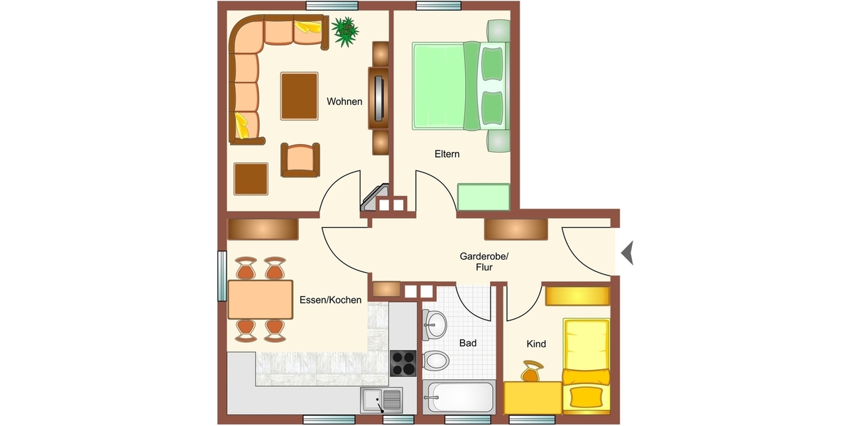 3-Zi.-OG-ETW in zentrumsnaher Lage von Weißenhorn, incl. Stellplatz - 3- Weißenhorn Weißenhorn | Angebot:25181454