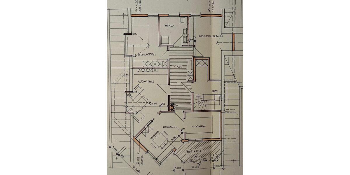 Dachgeschoßwohnung Ulm Donautal - 2.5 Zimmer, 100 m&sup2;, 1.000&euro; | Angebot:26326748