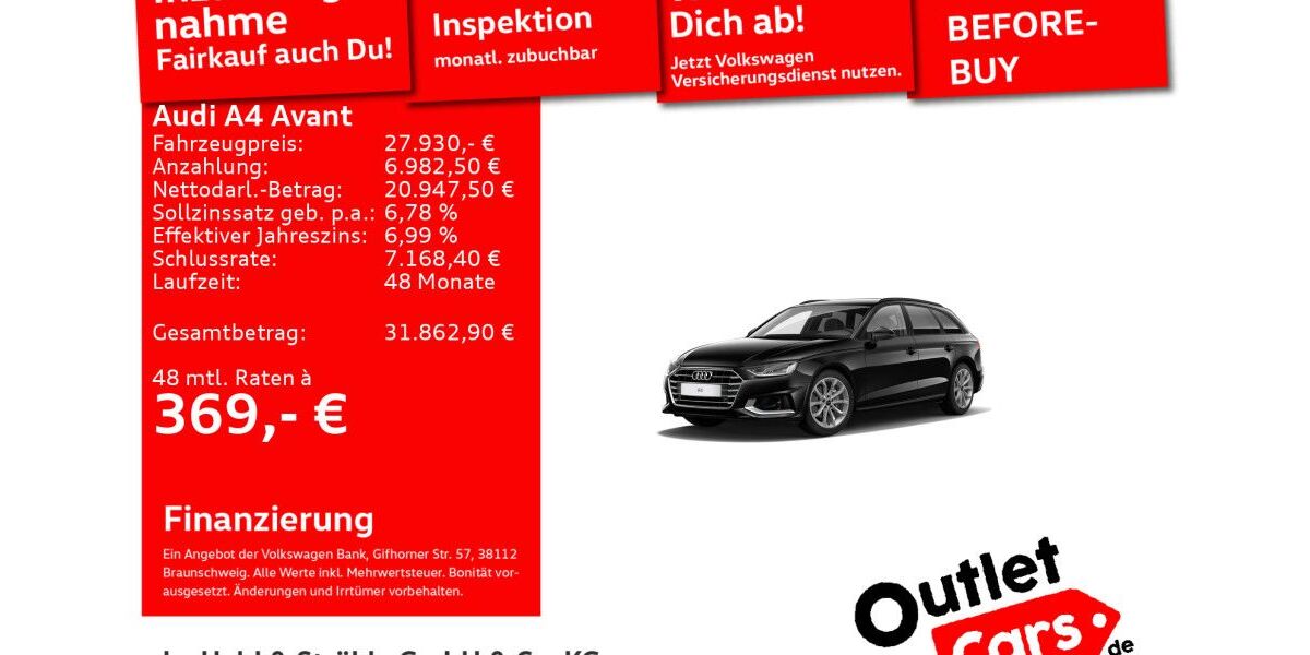 Audi A4 55.042 km 27.460 &euro; Senden 89250