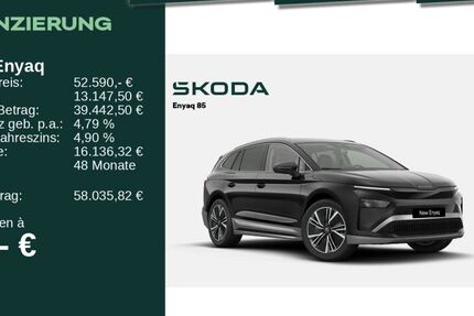Skoda Enyaq 3.500 km 52.590 &euro; Neu-Ulm 89231