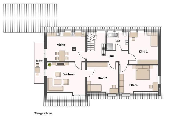 Etagenwohnung Neu-Ulm Burlafingen - 6 Zimmer, 137 m&sup2;, 475.000&euro; | Angebot:26163920