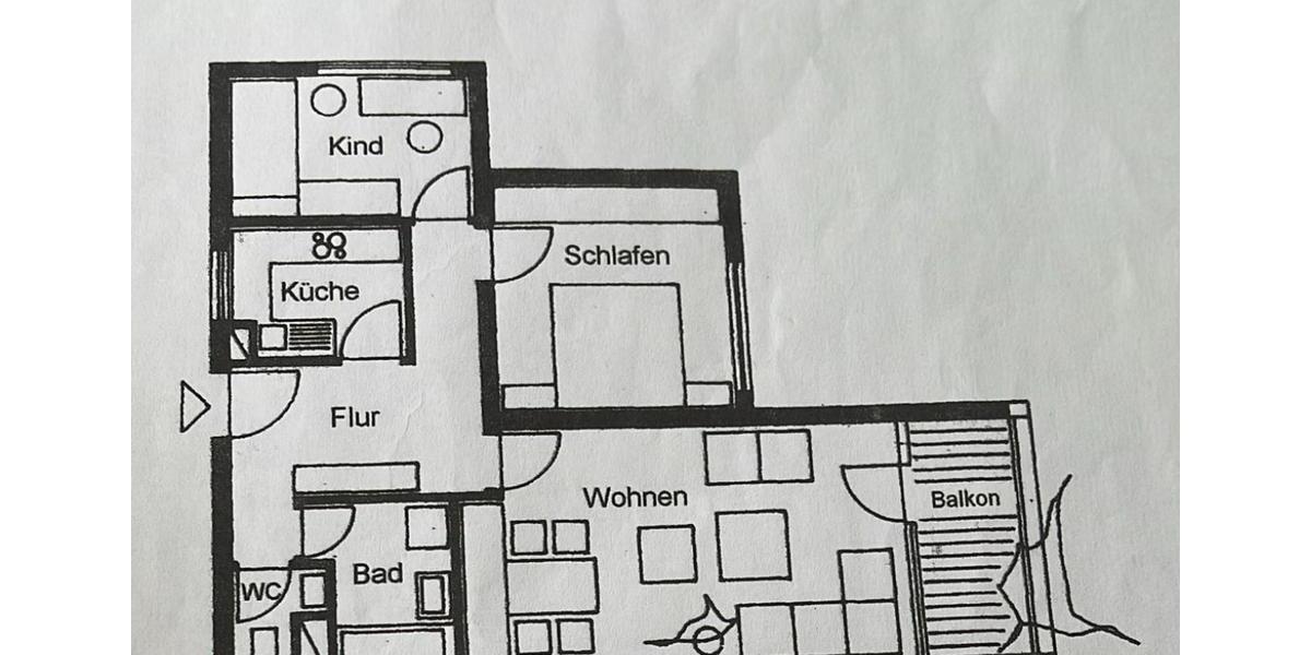 Etagenwohnung Neu-Ulm Ludwigsfeld - 3.5 Zimmer, 72 m&sup2;, 369.000&euro; | Angebot:26227700