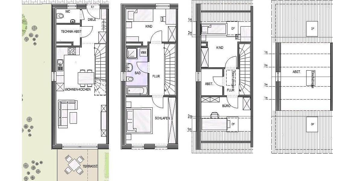 Reihenendhaus Achstetten - 6 Zimmer, 112 m&sup2;, 457.000&euro; | Angebot:25678443