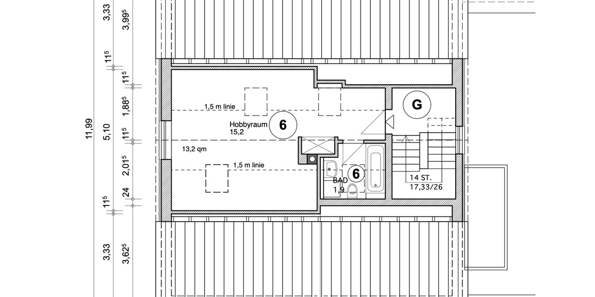 Dachgeschoßwohnung Weißenhorn - 1 Zimmer, 15 m&sup2;, 460&euro; | Angebot:25431633
