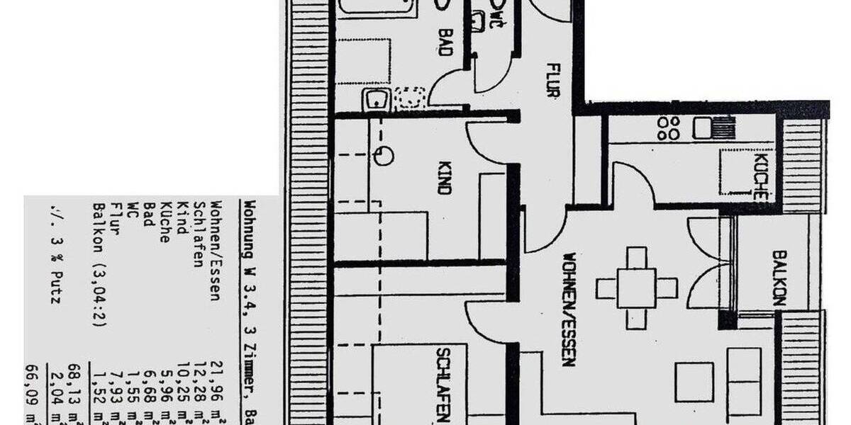 Etagenwohnung Illerkirchberg Unterkirchberg - 3 Zimmer, 66 m&sup2;, 198.000&euro; | Angebot:26306514