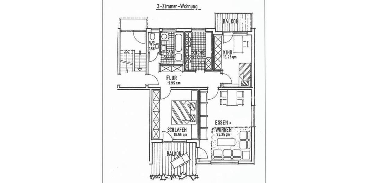 Erdgeschoßwohnung Herbrechtingen - 3 Zimmer, 86 m&sup2;, 279.000&euro; | Angebot:25641422