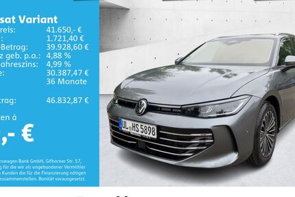 VW Passat Variant 12.001 km 41.650 &euro; Neu-Ulm 89231