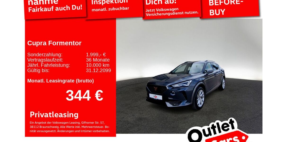 Cupra Formentor 19.853 km 27.350 &euro; Senden 89250