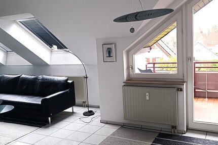 Schöne 3-Zimmer-Dachgeschosswohnung mit zwei Garagen in Senden-Aufheim - Wohnung Senden Aufheim | Angebot:25391917