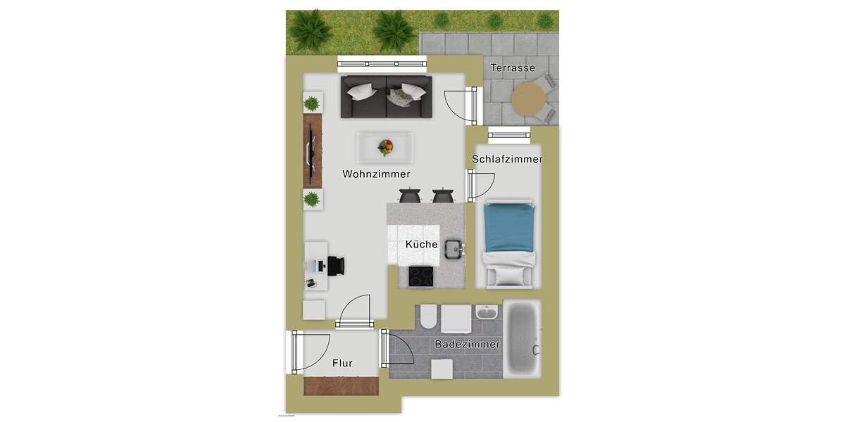 Etagenwohnung Ulm Oststadt - 2 Zimmer, 36 m&sup2;, 155.000&euro; | Angebot:25740428