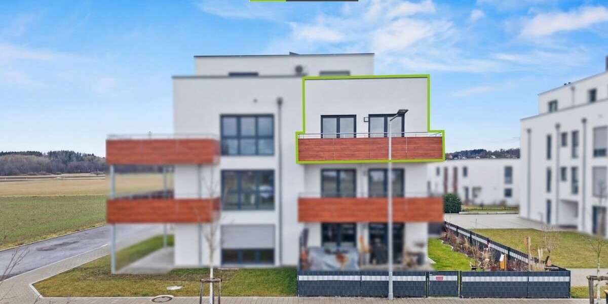 Etagenwohnung Vöhringen - 3 Zimmer, 80 m&sup2;, 398.000&euro; | Angebot:25515473
