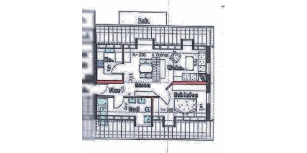 Dachgeschoßwohnung Schwendi - 3 Zimmer, 83 m&sup2;, 777&euro; | Angebot:23785724