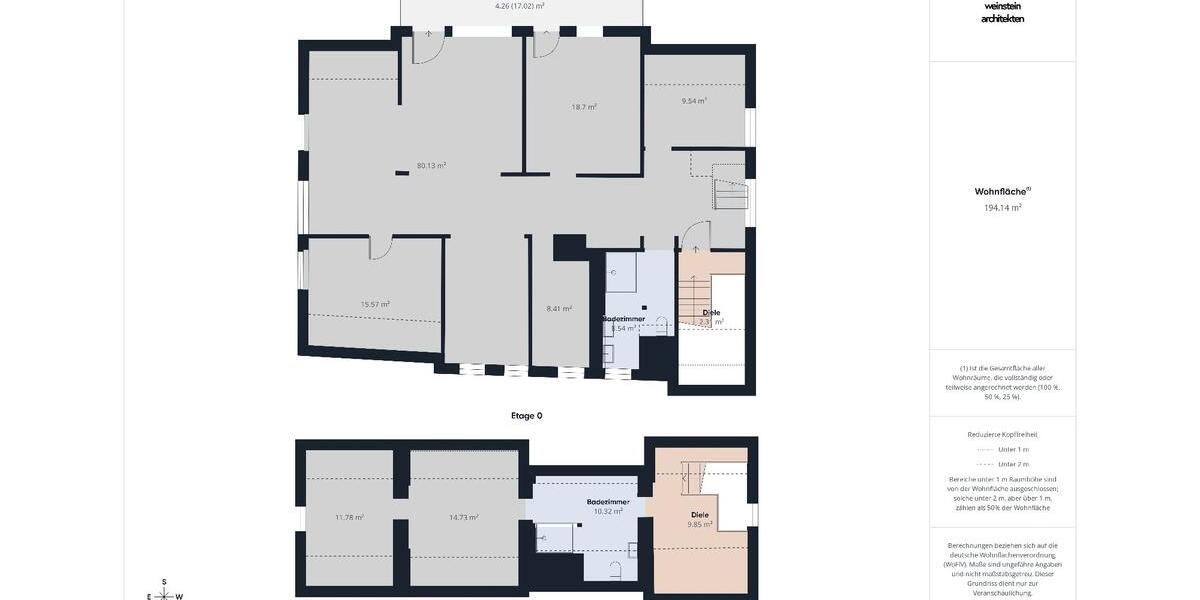 Etagenwohnung Blaubeuren - 5 Zimmer, 194 m&sup2;, 1.900&euro; | Angebot:25291577