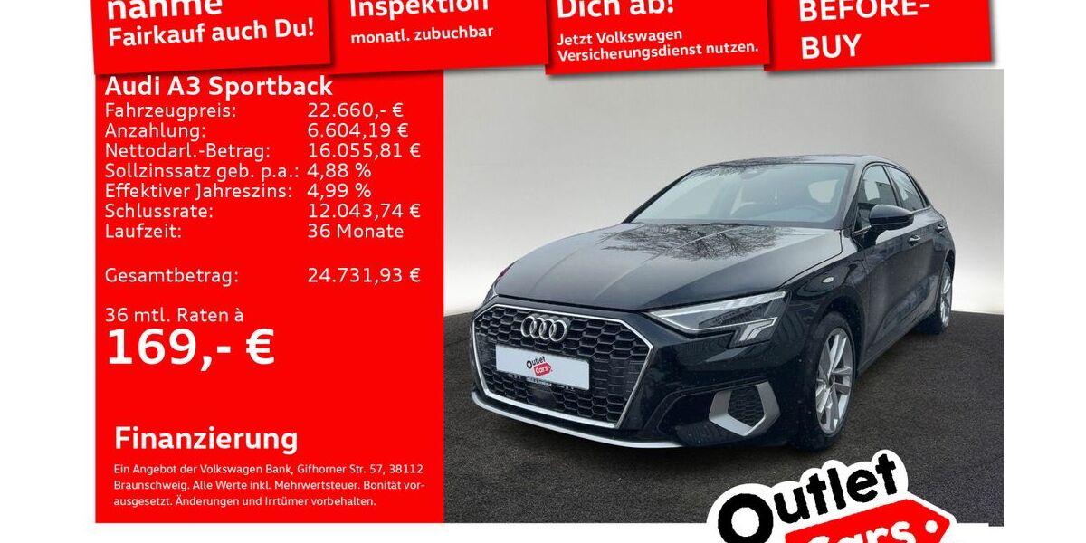 Audi A3 43.593 km 22.290 &euro; Senden 89250